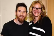 Luego del clásico español, hasta Julia Roberts quiso una foto con Messi
