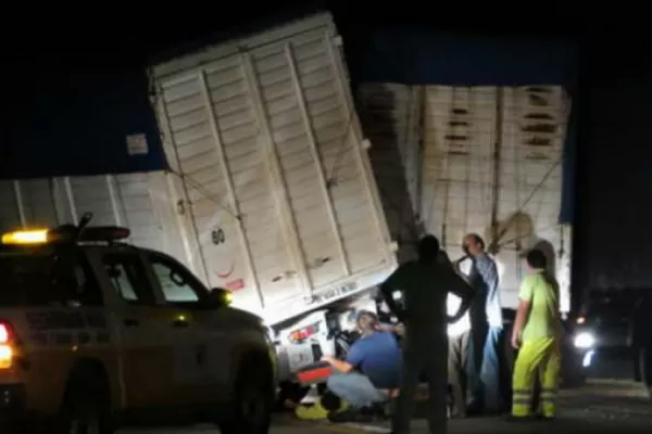 Una familia tucumana sufrió un grave accidente cerca de Las Termas