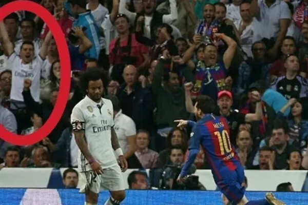 Sólo Messi pudo lograrlo: hasta los hinchas de Real Madrid festejaron su gol