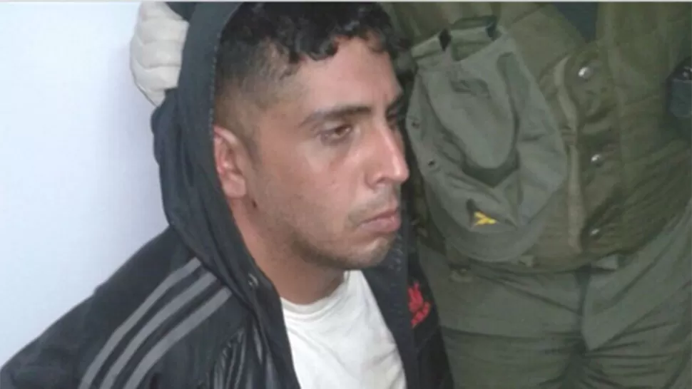 Badaracco, cuando fue detenido acusado de asesinar a Araceli Fulles. FOTO TOMADA DE LA NACION.COM.AR