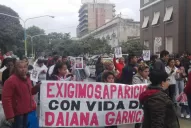 Familiares de Daiana protestaron frente a Tribunales: ellos son los que tienen que buscar