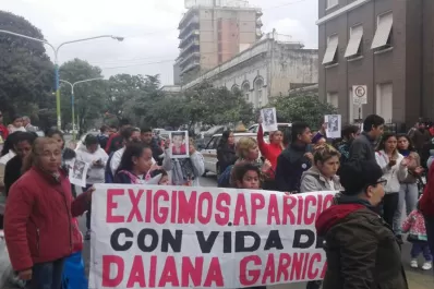 Familiares de Daiana protestaron frente a Tribunales: ellos son los que tienen que buscar