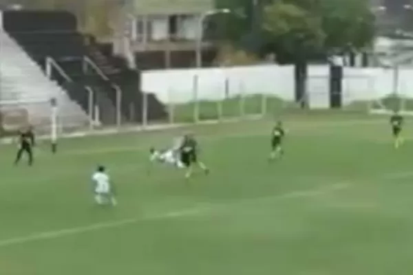 Un juvenil de Atlético le metió un tremendo golazo a los de Boca