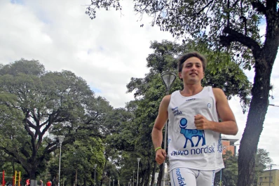La diabetes no detiene la carrera de Luis Elizalde
