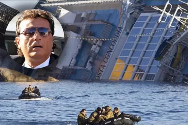 Confirmaron la condena a 16 años para el capitán del crucero Costa Concordia