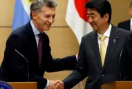 Apoyo de Japón para Macri. Argentina tiene el papel de locomotora de Sudamérica, dijo Abe