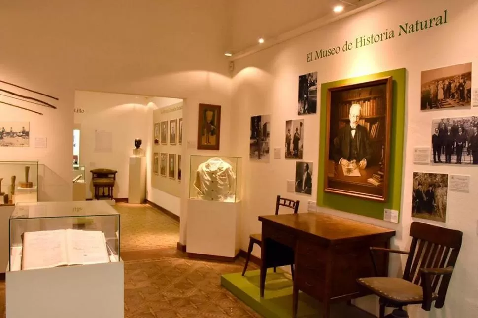 FLAMANTE INSTITUCIÓN. Una de las salas del “Museo Histórico Doctor Miguel Lillo y su tiempo”, inaugurado el 4 de mayo último. 