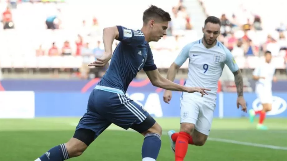 Mundial sub 20: Argentina sufrió una goleada en su debut ante Inglaterra