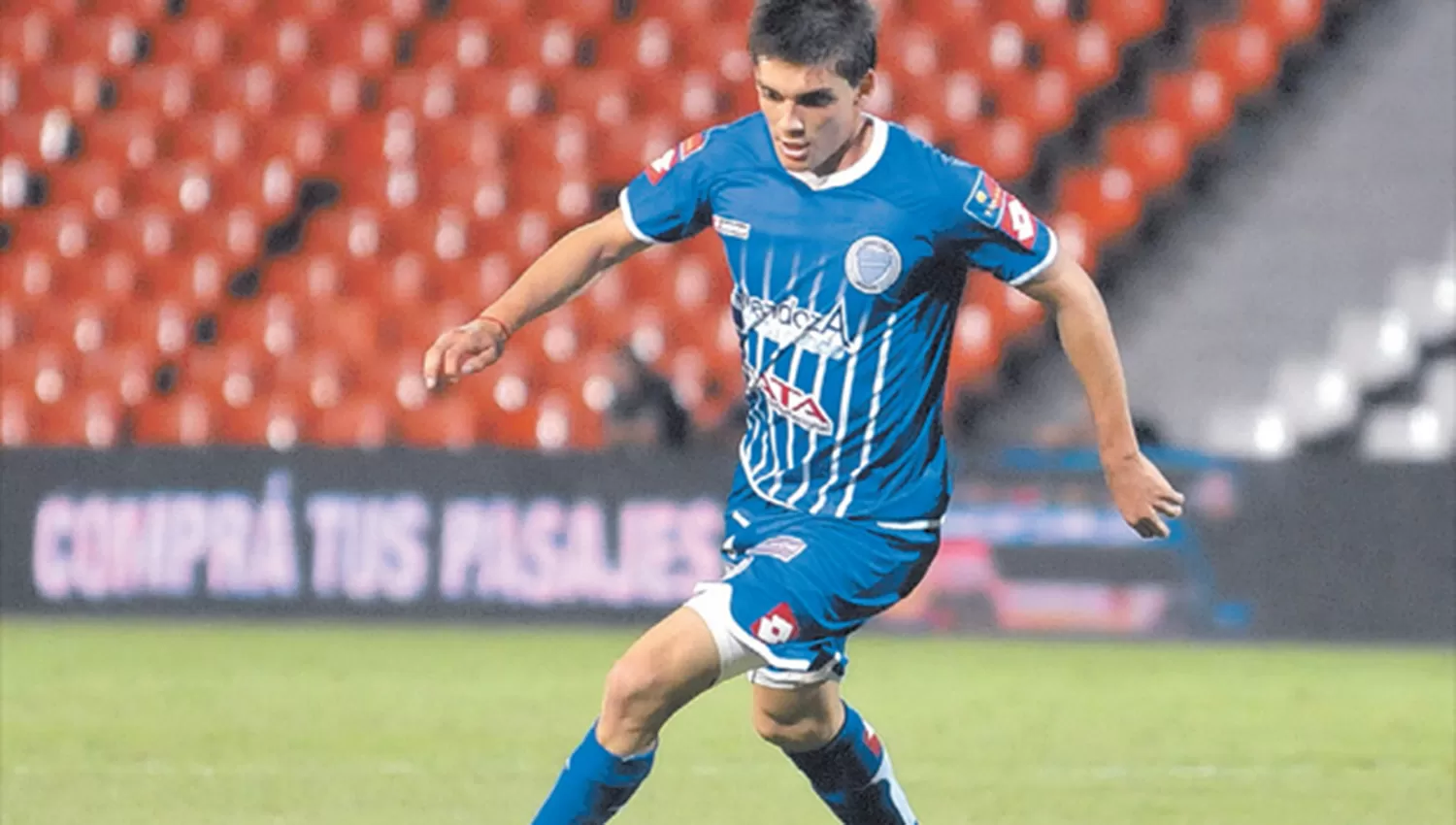 Juan Garro, autor del primer gol de Godoy Cruz. (FOTO TOMADA DE DIARIO UNO)