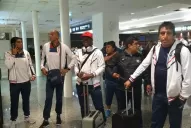 En Aeroparque, los jugadores de Atlético se cruzaron con los de Wilstermann