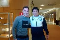 Buffarini pasó por el búnker de Atlético y envió fuerzas a la familia decana