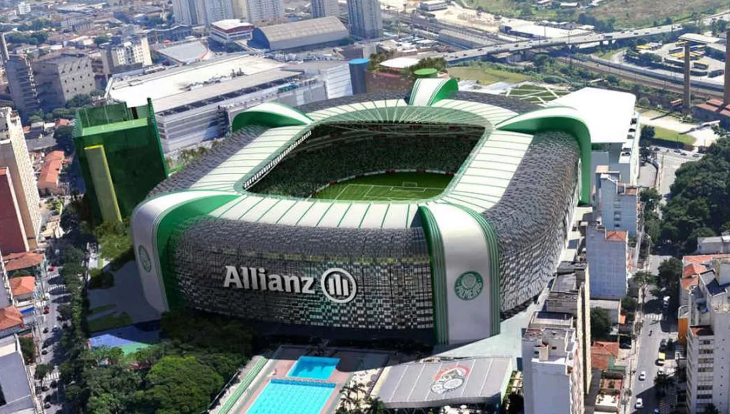 IMPONENTE. El Allianz Parque, el imponente estadio del Palmeiras. ARCHIVO