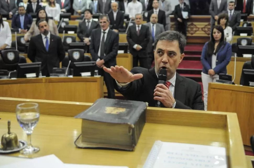 JURAMENTO. Pérez asumió como secretario en noviembre de 2015 la gaceta / foto de jorge olmos sgrosso (archivo)