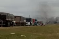 Cómo llegar al aeropuerto de Las Termas, en medio del piquete de los bolseros