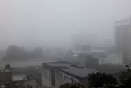 Las fotos de la ciudad tapada por una densa neblina