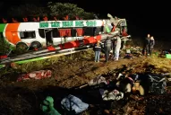 Diez fotos del trágico accidente en el límite entre Tucumán y Catamarca