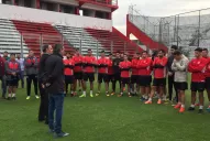 Sagra fue presentado ante el plantel de San Martín como nuevo presidente