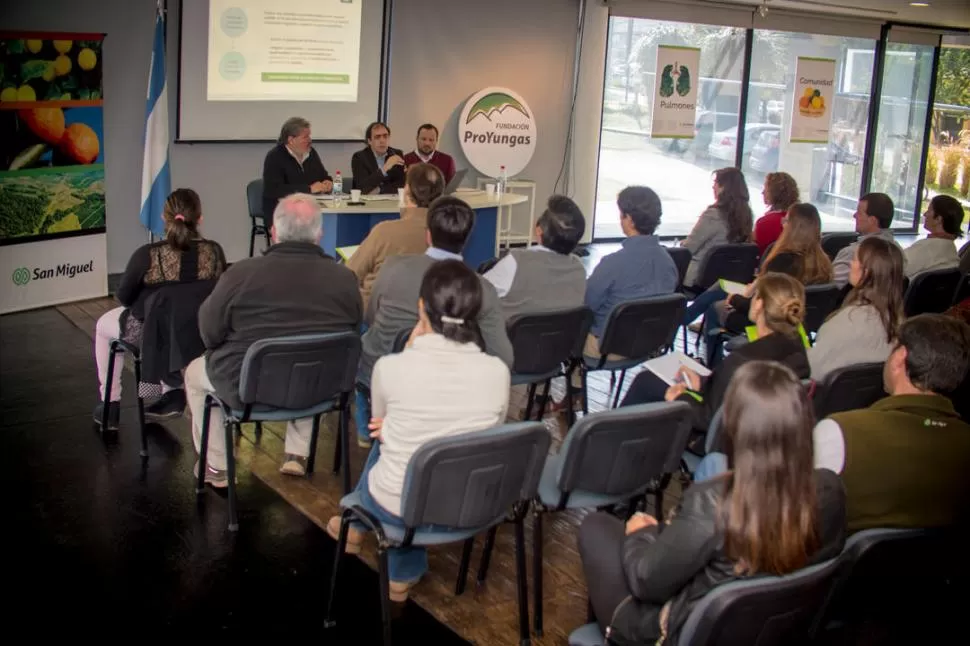 CERTIFICACIÓN. La Fundación ProYungas distinguió a la empresa San Miguel por su compromiso para la preservación del medio ambiente. 