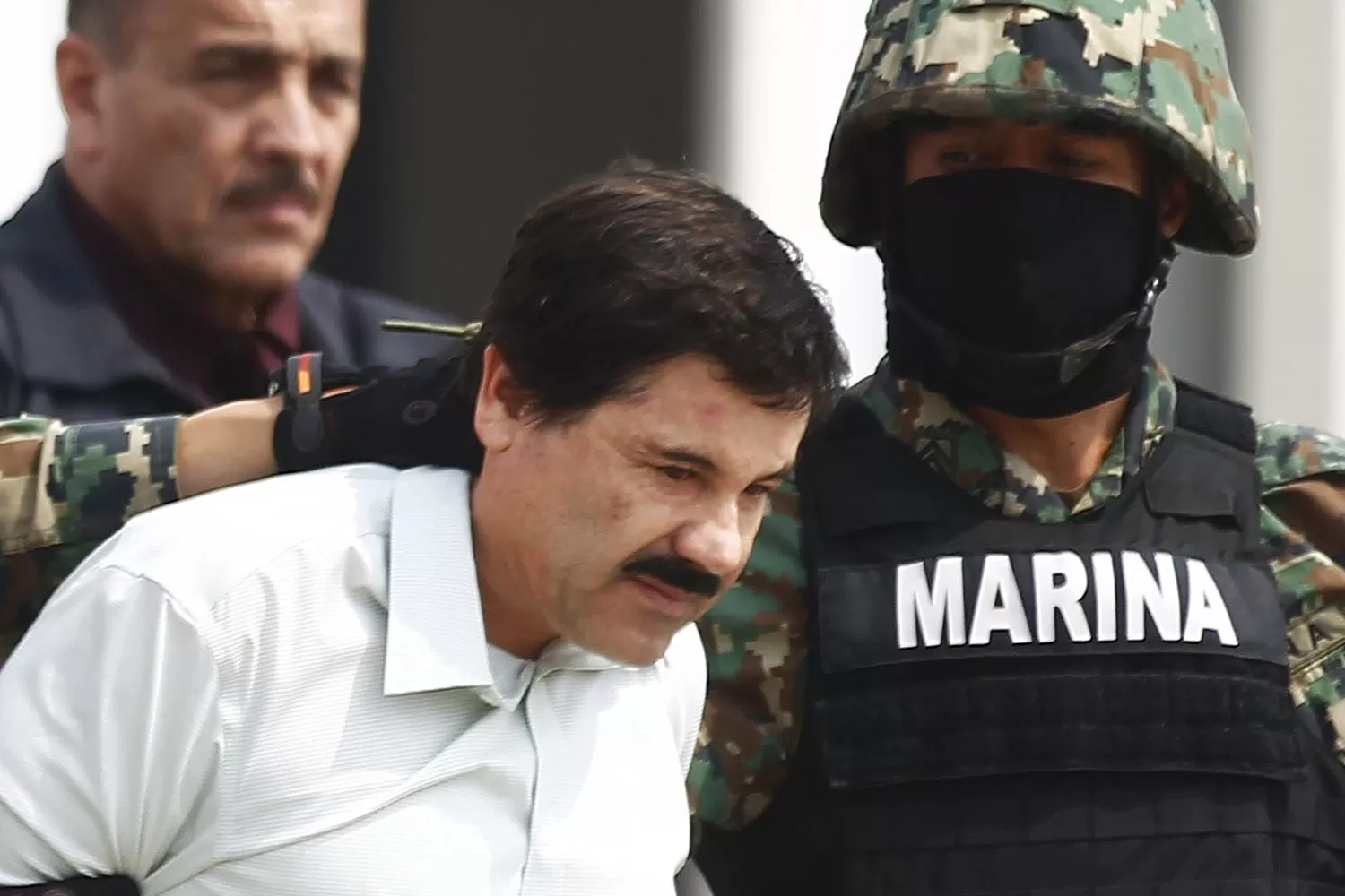 LÍDER PRESO. El Chapo Guzmán fue recapturado en enero de este año. REUTERS