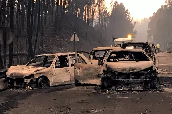 Impactante: las fotos del devastador incendio que dejó al menos 62 muertos