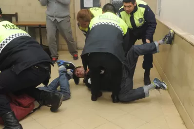Luego de recibir una condena por homicidio, los Cabrera se pelearon con la guardia policial