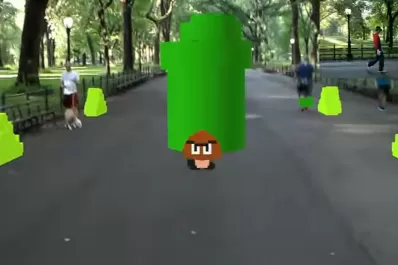 Crean una versión de Súper Mario Bros para realidad aumentada