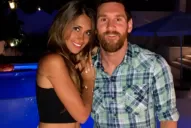 El romántico saludo de Antonella Roccuzzo a Lionel Messi