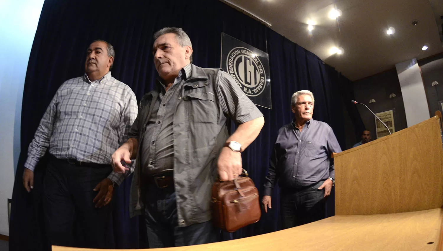 Los secretarios generales de la CGT. FOTO DE ARCHIVO. 