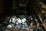 Por dentro: así quedó el subsuelo del Subsidio de Salud luego del incendio