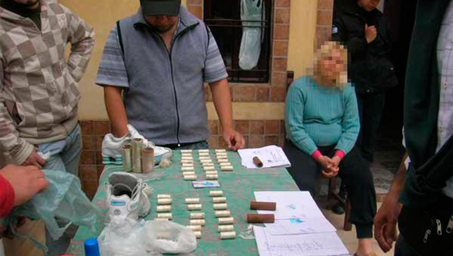 OPERATIVO EN 2009. La Cabezona ya había sido arrestada por narcotráfico hace ocho años. FOTO ARCHIVO
