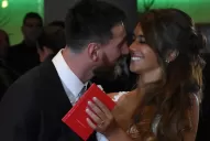 Video: el momento en el que Messi y Roccuzzo daban el sí