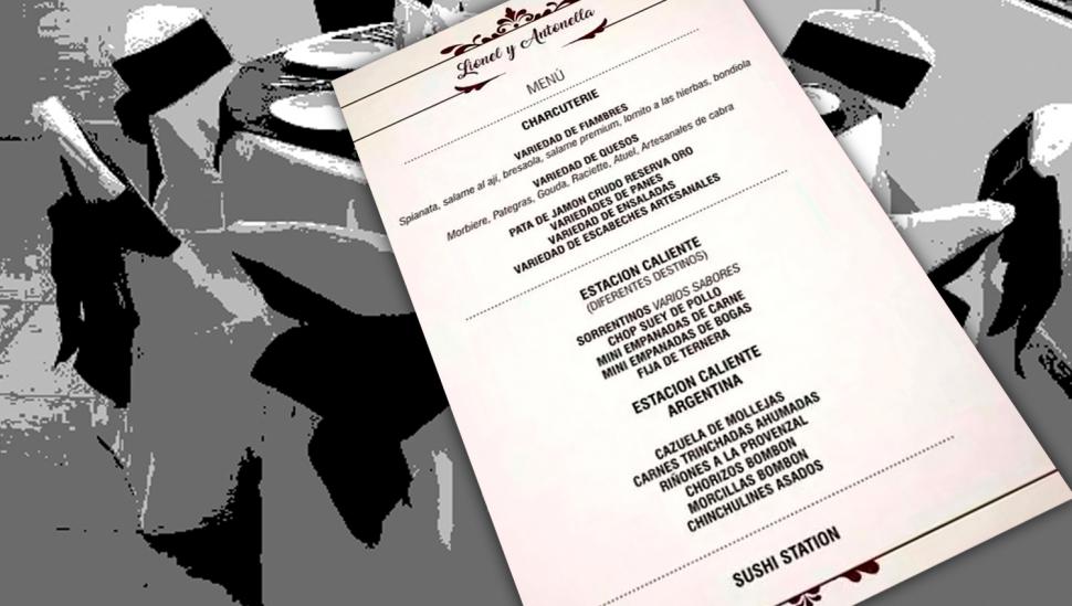 El menú: del asado al sushi sin escalas