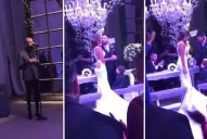 Video: Abel Pintos, el regalo sorpresa de Messi para Antonela