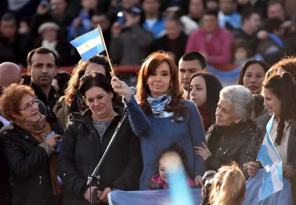 PRESIÓN. La Justicia le cierra  los caminos a Cristina Kirchner. DyN (archivo)