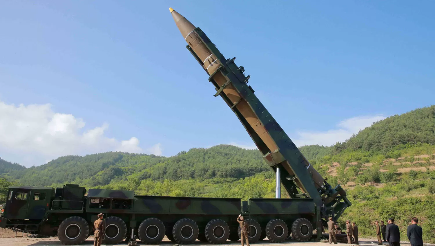 EL MISIL. Esta es el arma que Corea del Norte disparó. REUTERS