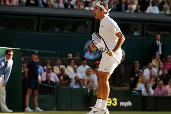 Federer dio cátedra en Wimbledon;  Murray y Djokovic fueron eliminados en cuartos