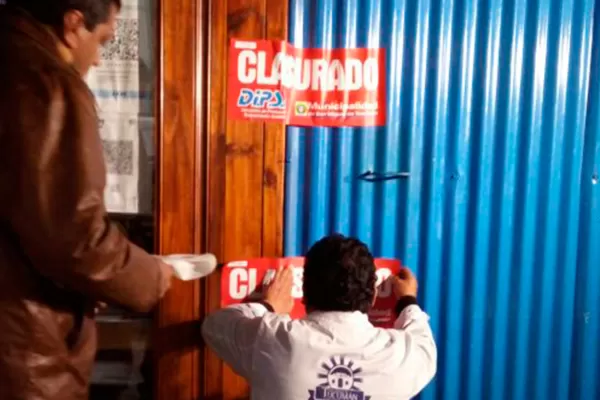 Clausuraron seis locales durante un operativo en Las Piedras y Chacabuco