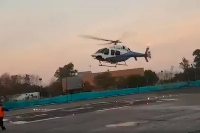 Luego de una larga espera, el Gobierno presentó el nuevo helicóptero de la Provincia
