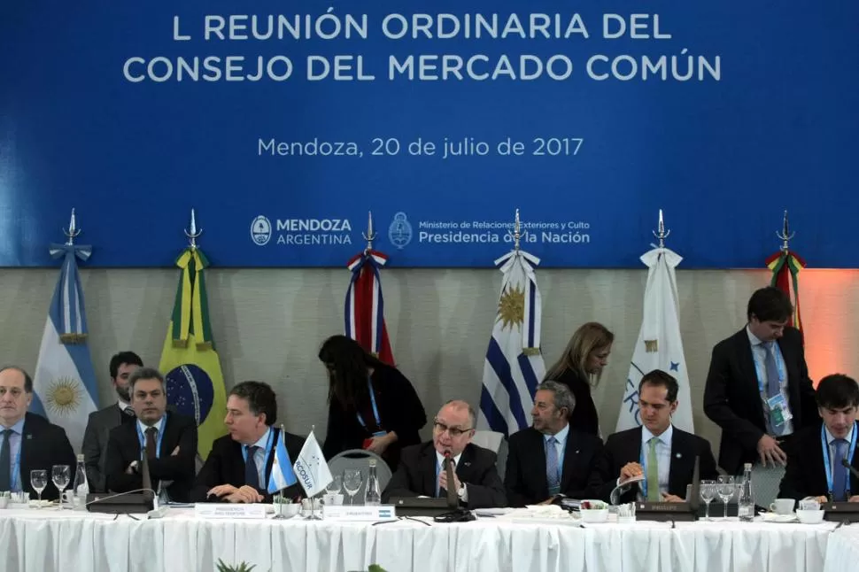 VISIÓN POSITIVA. El Consejo del Mercosur destacó el dinamismo del bloque tras un 2016 en el que los conflictos con Venezuela paralizaron los avances. dyn