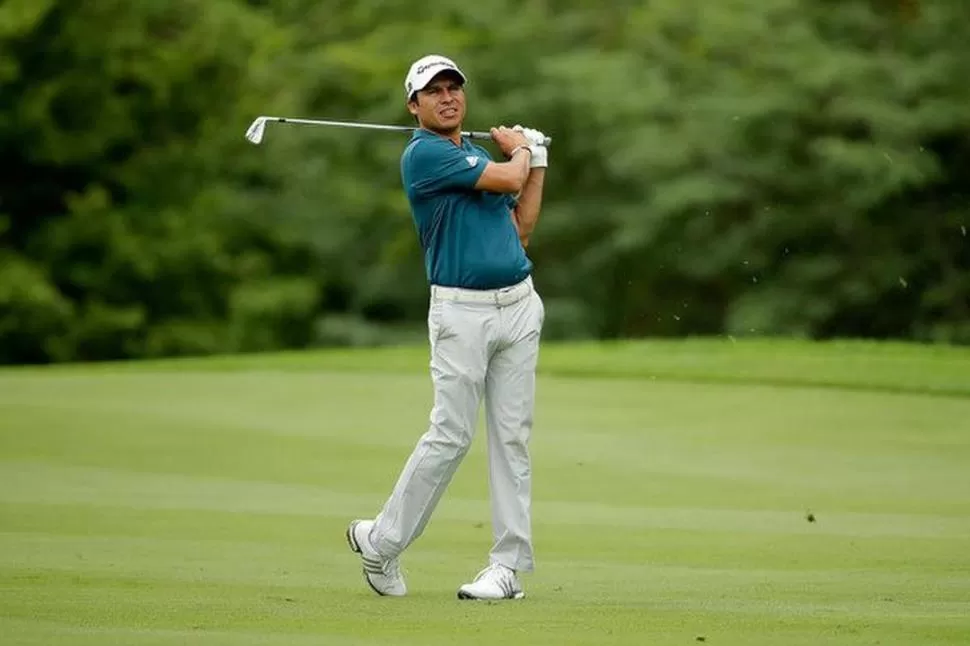 A SEGUIR LEVANTANDO. Romero quiere mantener su juego, tener un gran fin de semana y seguir recuperando terreno en el PGA Tour. golfchannel-la.com