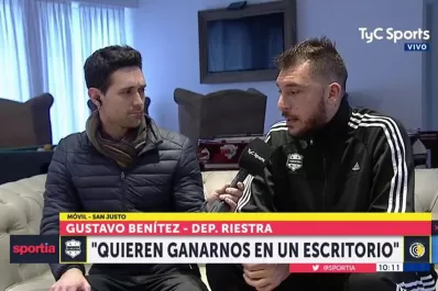 El capitan de Riestra amenazó con dejar el fútbol sí le quitan el ascenso a la B Nacional