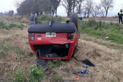 Se dio a la fuga luego de protagonizar un accidente en la ruta 38