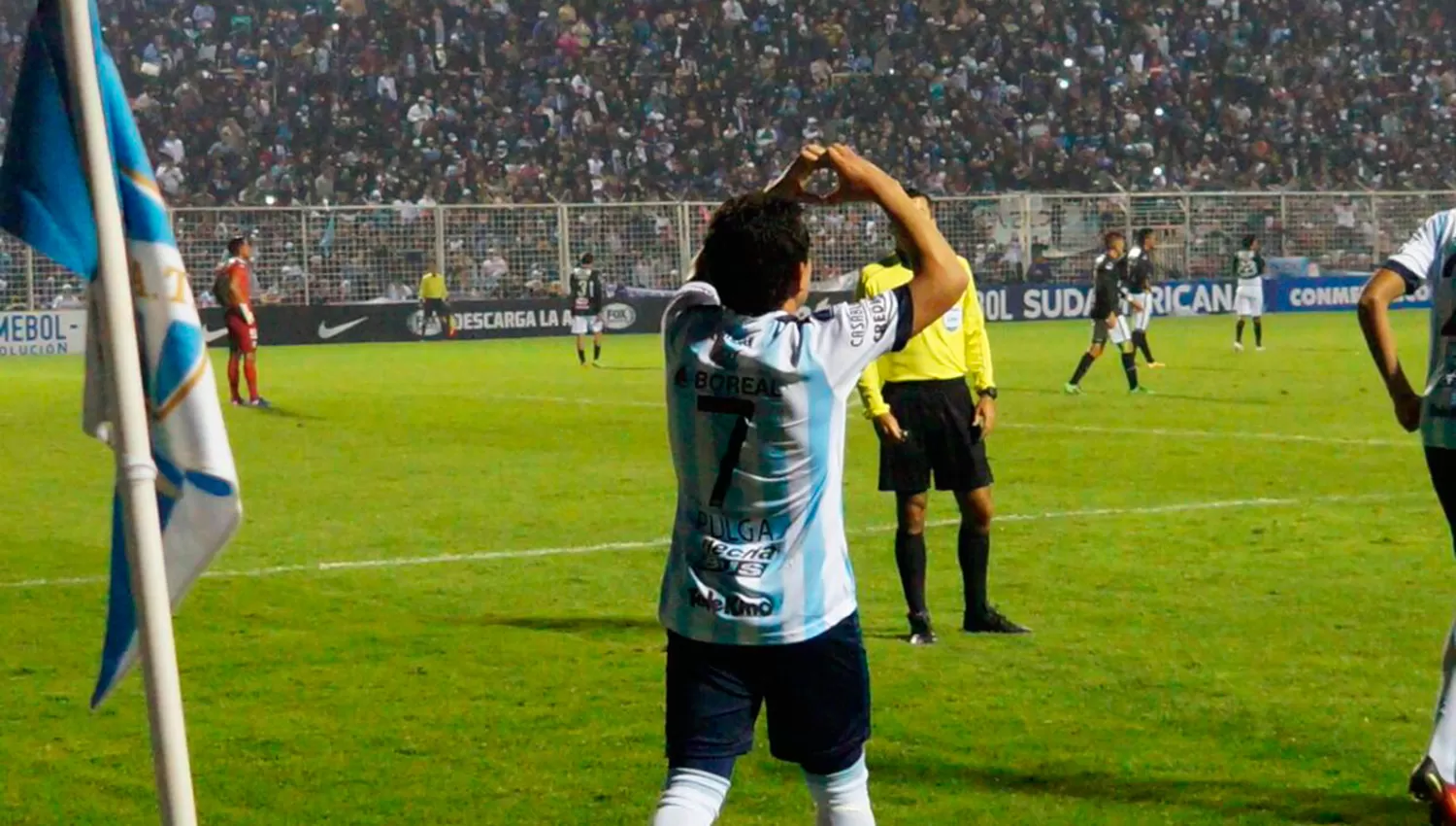 GOLEADOR. Rodríguez anotó un triplete y Atlético avanzó de ronda. (FOTO SOY DECANO)
