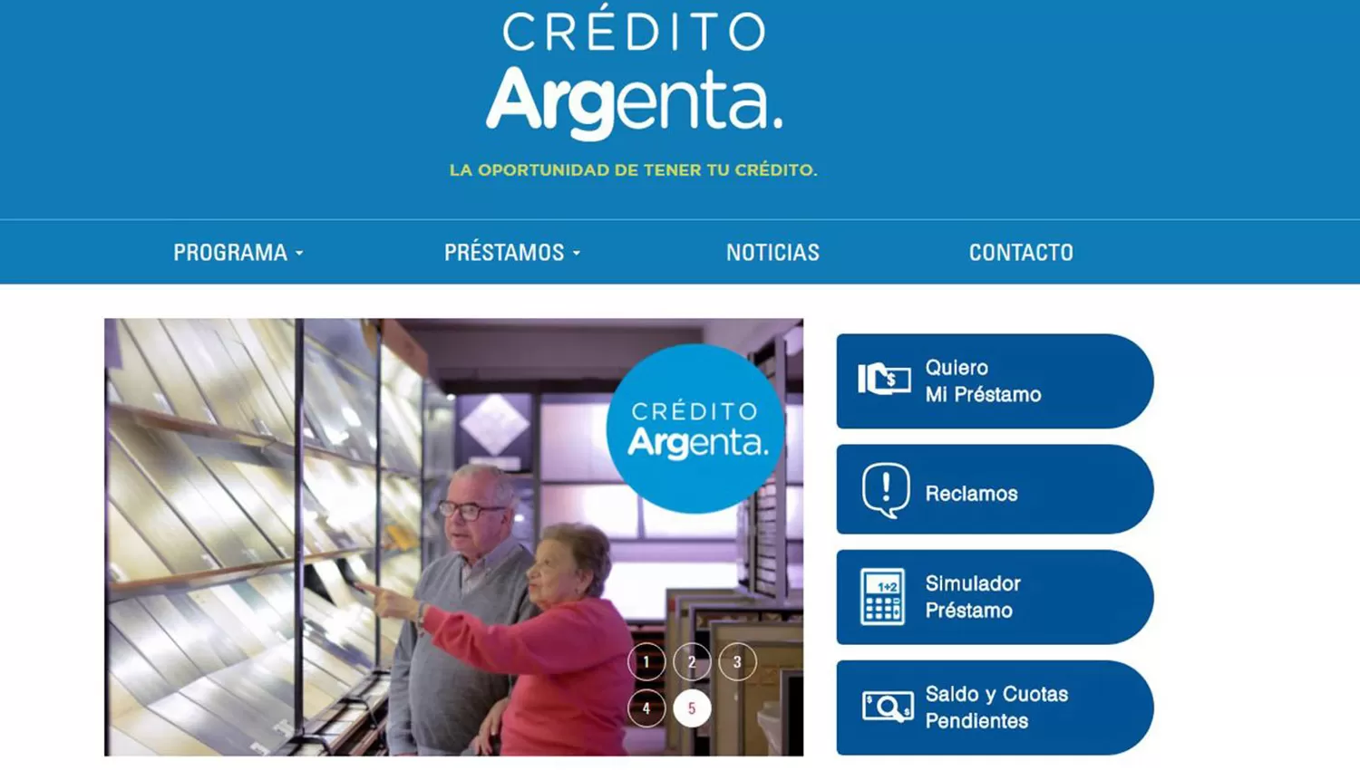Programa de créditos Argenta. FOTO DE ARCHIVO. 