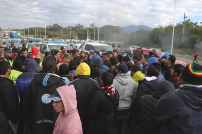 Los bolseros, en pie de guerra: esta tarde definirán si vuelven a cortar la ruta 9