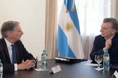 Macri recibió al ministro de Hacienda del Reino Unido