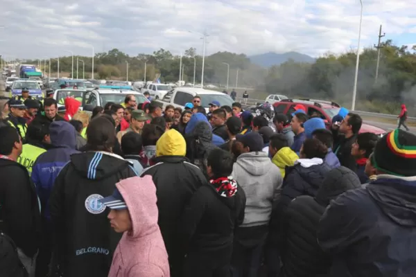 Los bolseros, en pie de guerra: esta tarde definirán si vuelven a cortar la ruta 9
