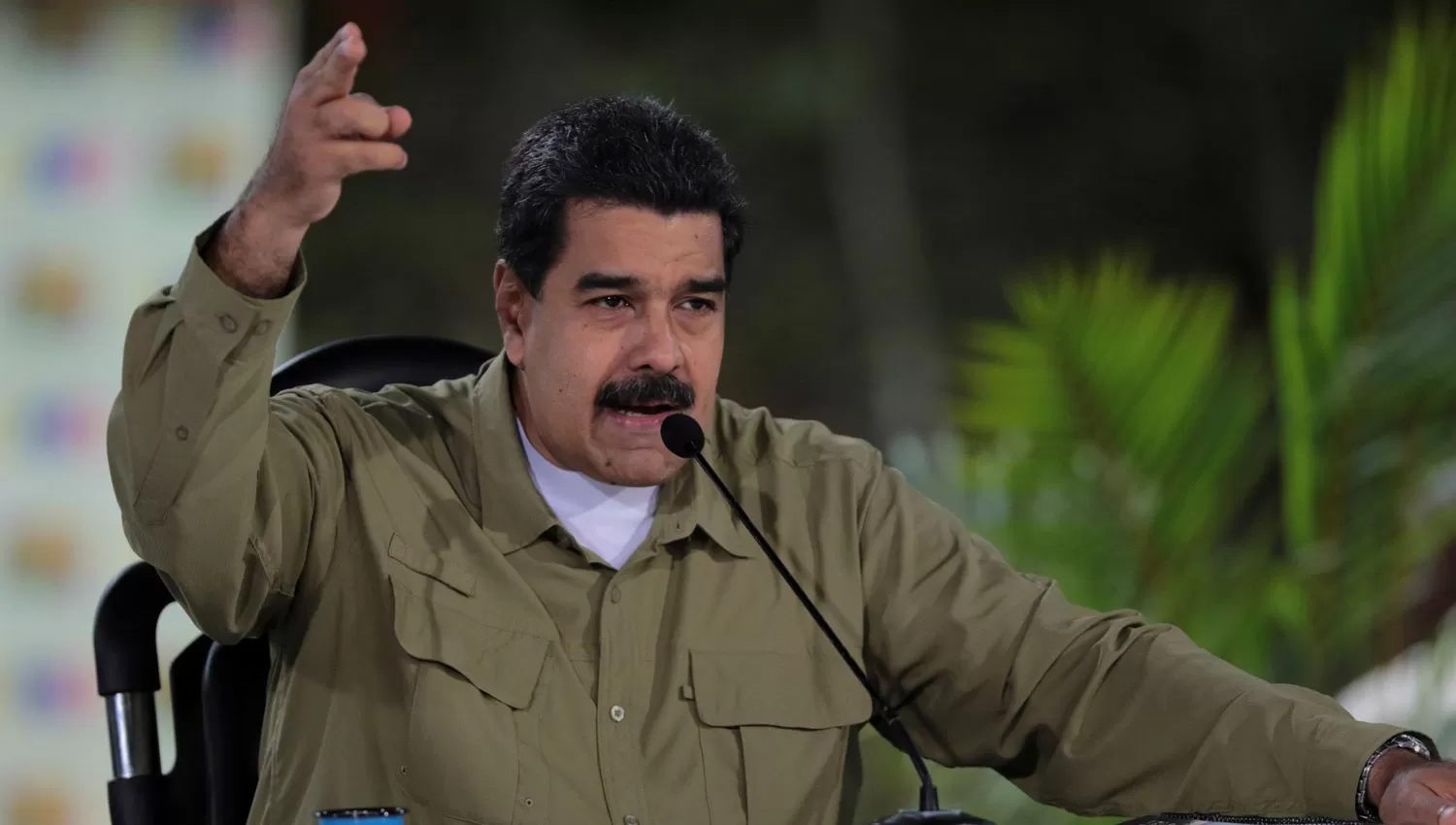 NICOLÁS MADURO. El presidente de Venezuela, durante su programa de hoy. REUTERS
