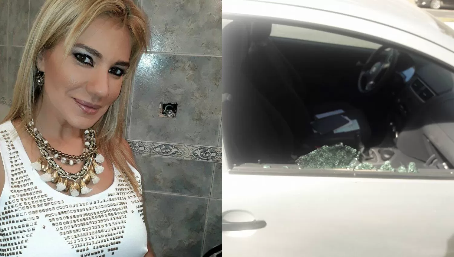 INSEGURIDAD. Celia Nahra fue víctima de un intento de robo. FOTO TOMADA DE SU CUENTA DE FACEBOOK.