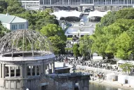 En Hiroshima recordaron a las víctimas con un minuto de silencio